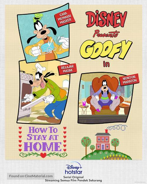 Disney Presents Goofy in How to Stay at Home - Indonesian Movie Poster