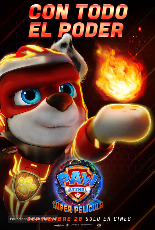 PAW Patrol: The Mighty Movie - Mexican Movie Poster