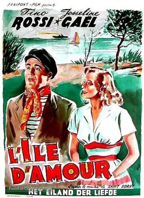 L&#039;&icirc;le d&#039;amour - Belgian Movie Poster