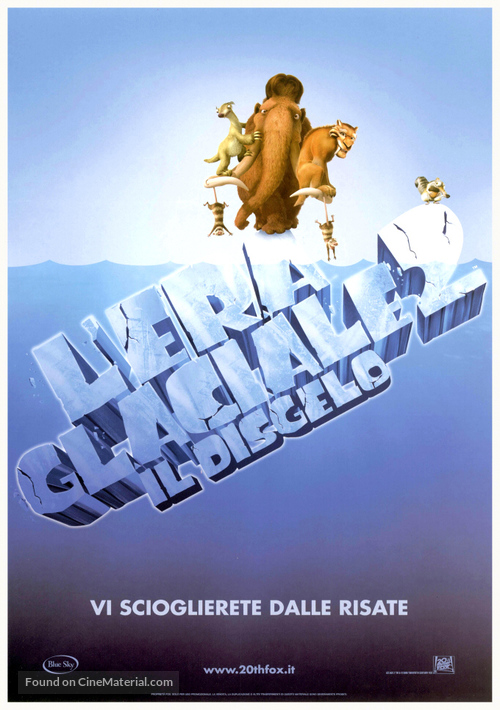 Ice Age: The Meltdown - Italian Movie Poster