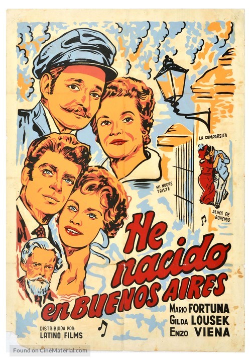 He nacido en Buenos Aires - Argentinian Movie Poster