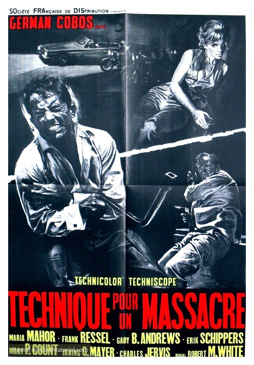 Tecnica per un massacro - French Movie Poster