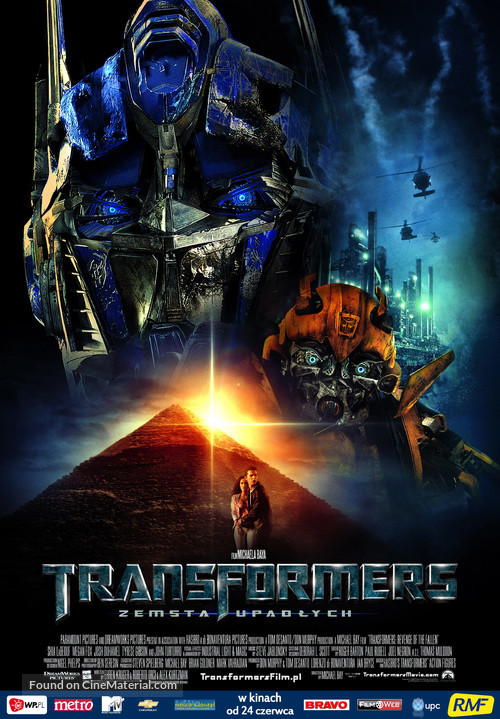 Transformers: Revenge of the Fallen - Polish Movie Poster