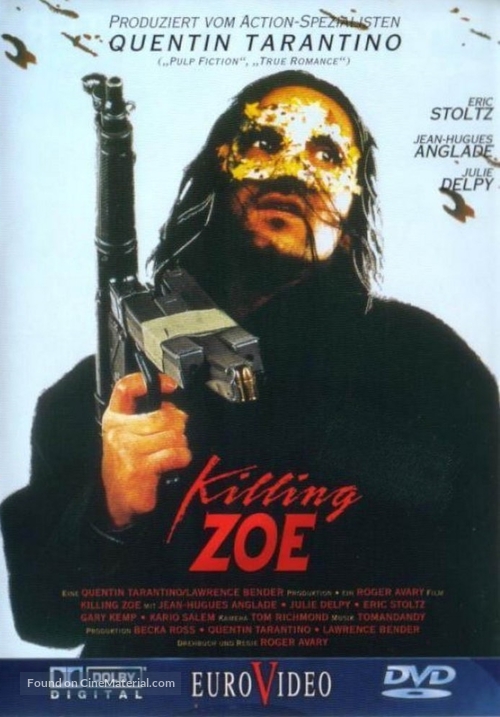 Killing Zoe - German DVD movie cover