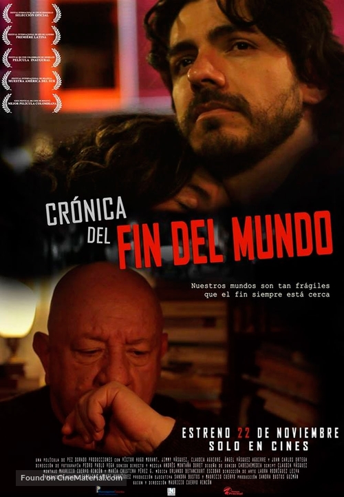 Cr&oacute;nica del Fin del Mundo - Colombian Movie Poster