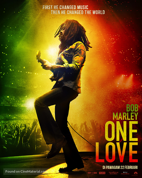 Bob Marley: One Love - Malaysian Movie Poster