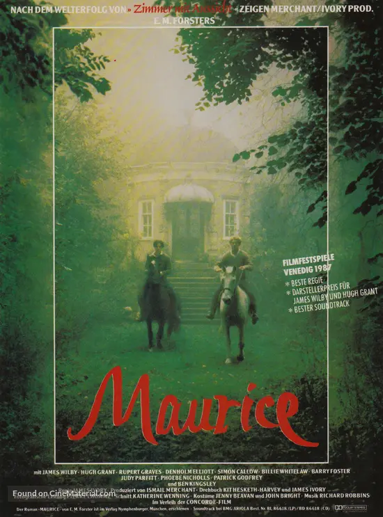 Maurice - German Movie Poster