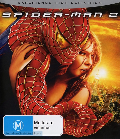 Spider-Man 2 - Australian Blu-Ray movie cover