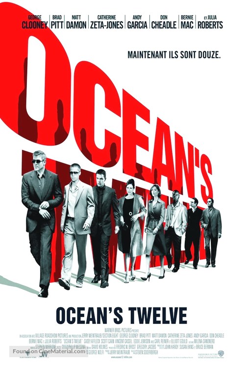 Ocean&#039;s Twelve - French Movie Poster