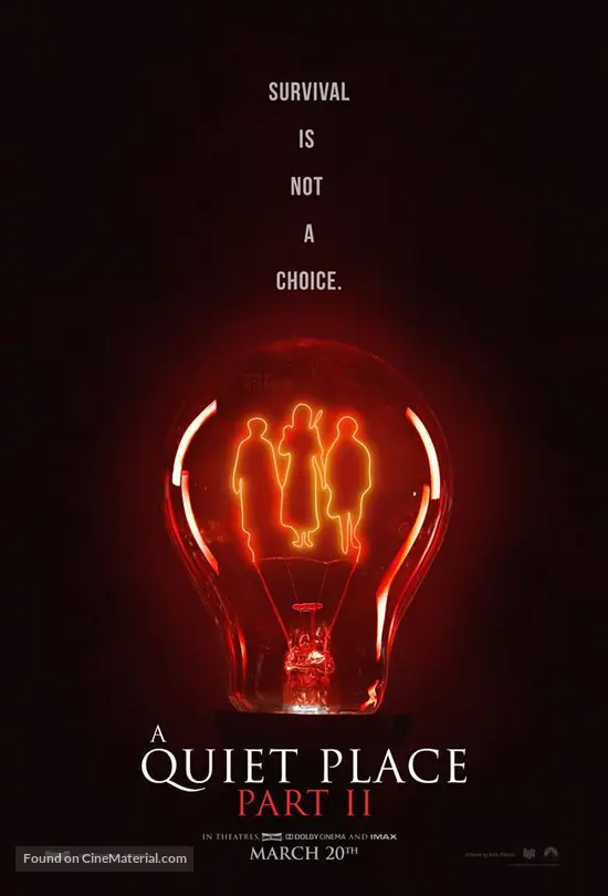 Dolby Cinema Poster For A Quiet Place Part Ii Pays Tribute To The Fallen Bloody Disgusting
