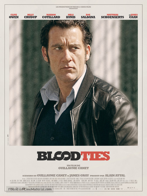 Blood Ties - French Movie Poster