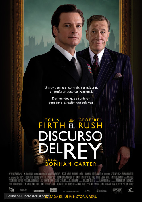 The King&#039;s Speech - Spanish Movie Poster