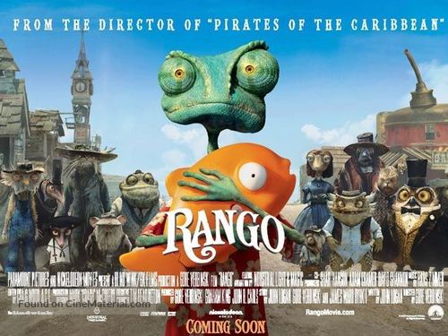 Rango - British Movie Poster