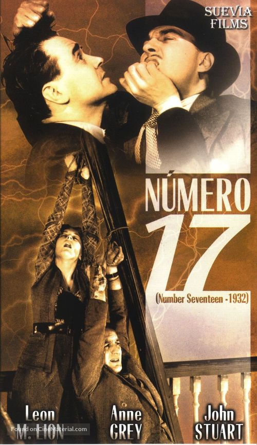 Number Seventeen - Spanish VHS movie cover