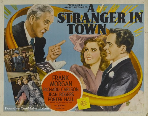 A Stranger in Town - Movie Poster