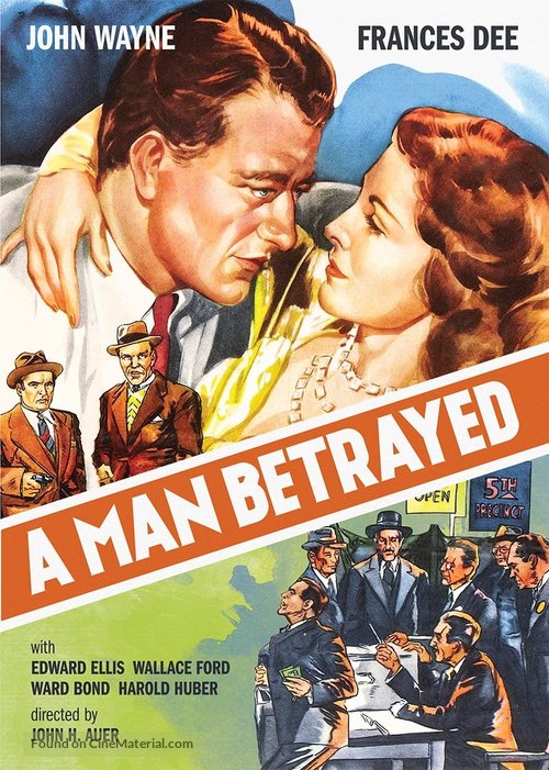 A Man Betrayed - DVD movie cover