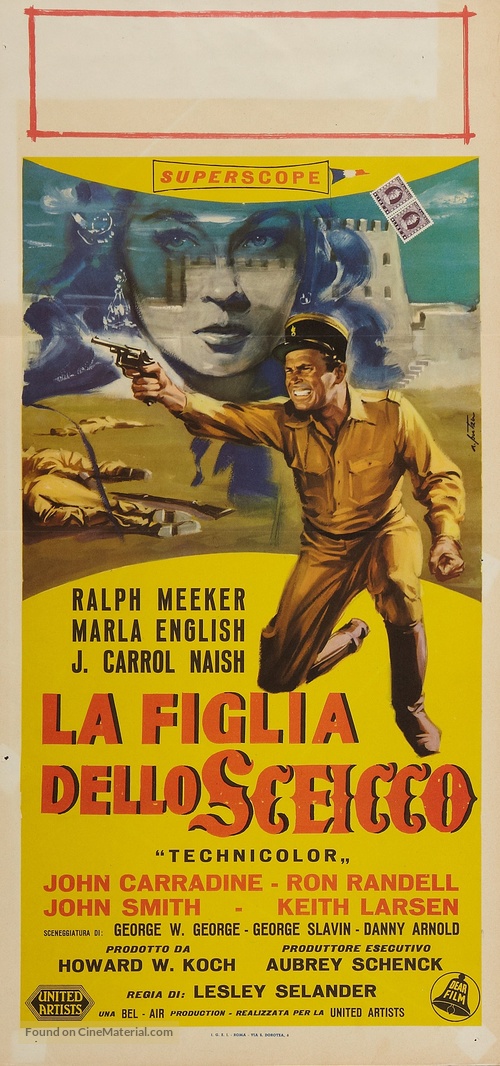 Desert Sands - Italian Movie Poster