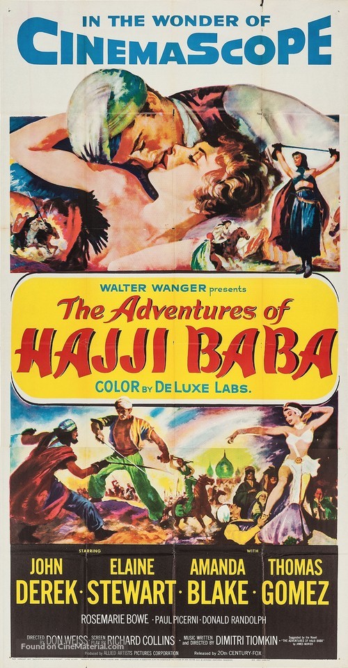 The Adventures of Hajji Baba - Movie Poster