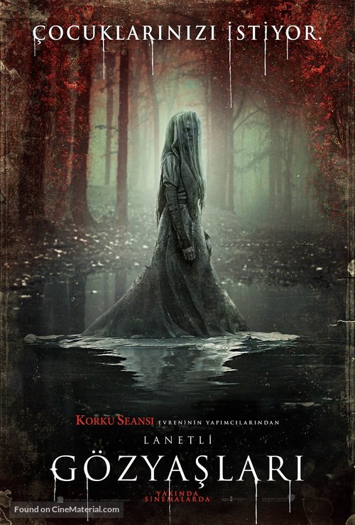 The Curse of La Llorona - Turkish Movie Poster
