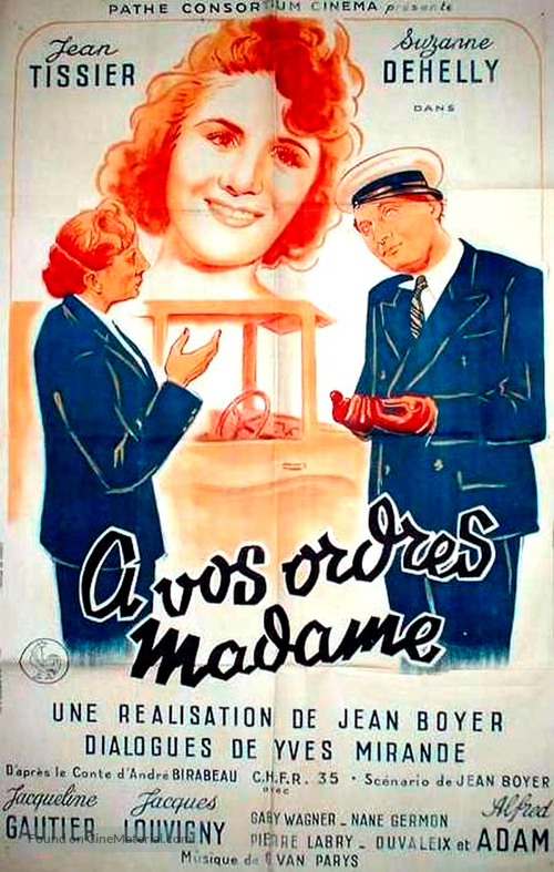 &Agrave; vos ordres, Madame - French Movie Poster