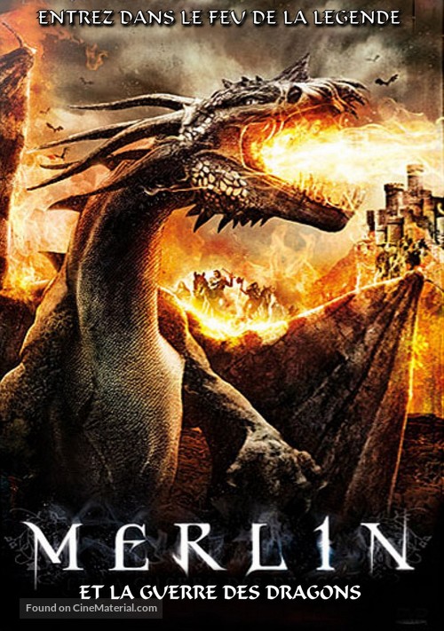 Merlin and the War of the Dragons - French DVD movie cover