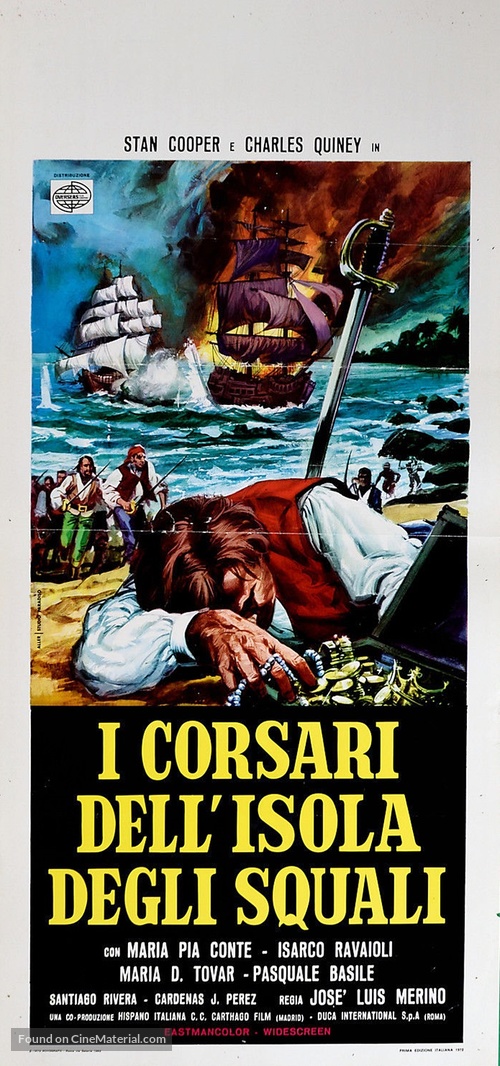 La rebeli&oacute;n de los bucaneros - Italian Movie Poster