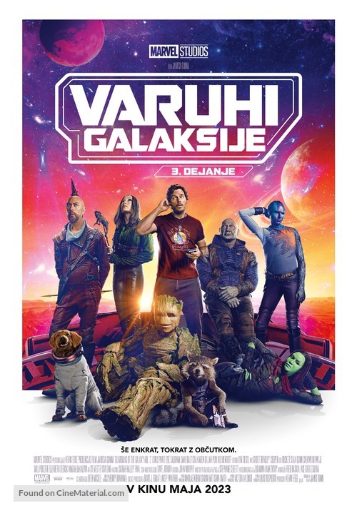 Guardians of the Galaxy Vol. 3 - Slovenian Movie Poster