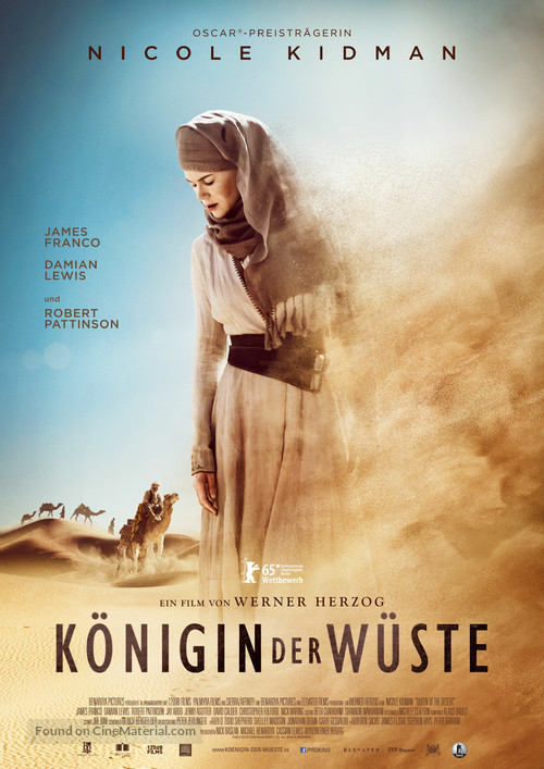 Queen of the Desert - German Movie Poster