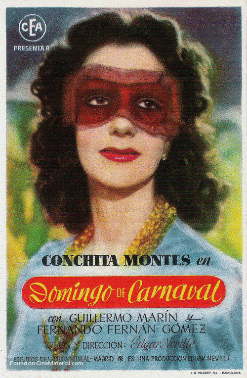 Domingo de carnaval - Spanish Movie Poster