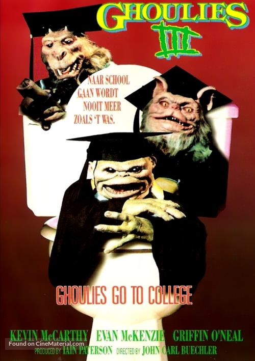 Ghoulies III: Ghoulies Go to College - DVD movie cover