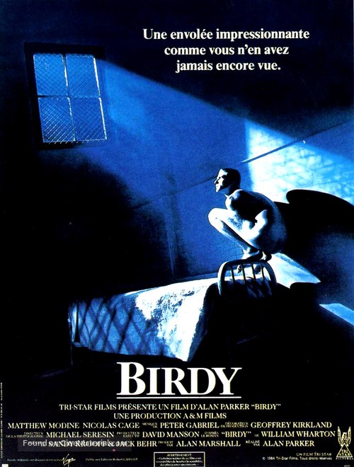 Birdy - French Movie Poster