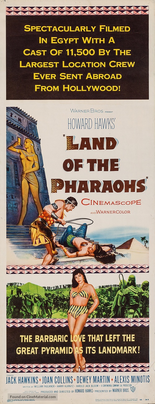 Land of the Pharaohs - Movie Poster