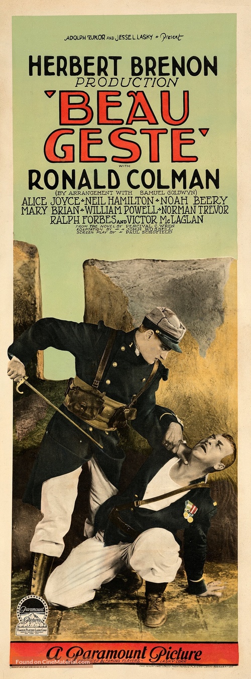 Beau Geste - Movie Poster