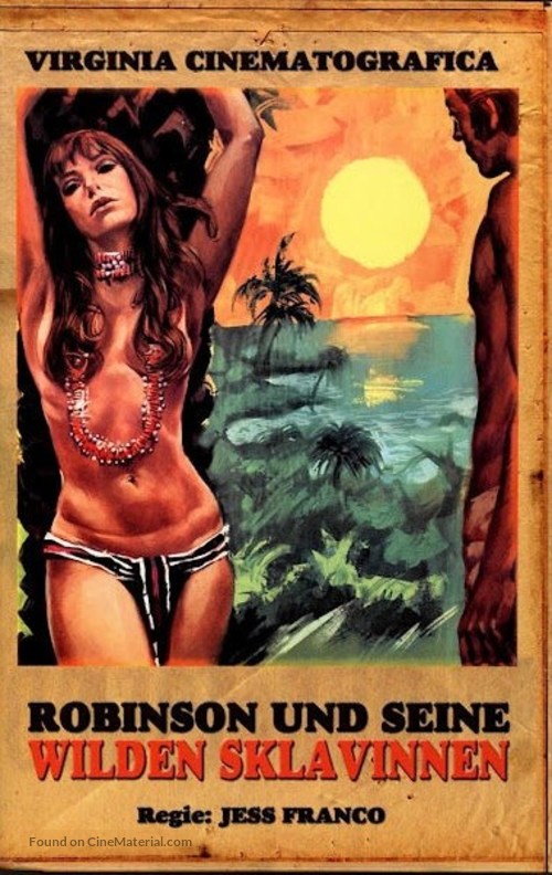 Robinson und seine wilden Sklavinnen - German VHS movie cover