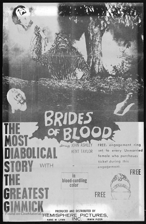 Brides of Blood - Movie Poster