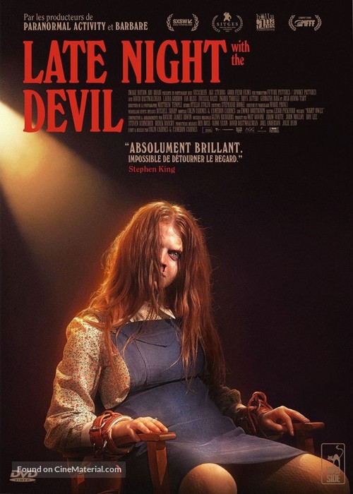 Late Night with the Devil - French DVD movie cover