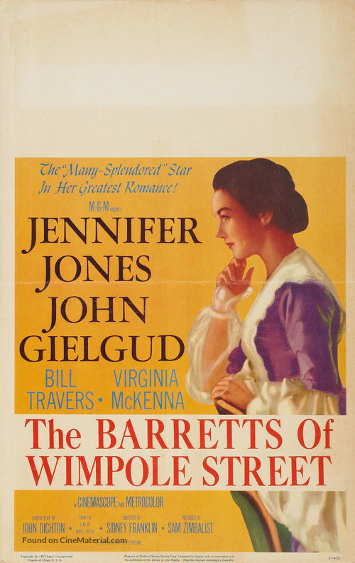 The Barretts of Wimpole Street - Movie Poster