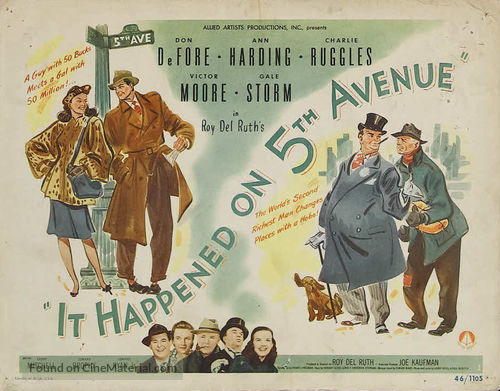 It Happened on 5th Avenue - Movie Poster