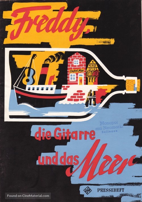 Freddy, die Gitarre und das Meer - German poster