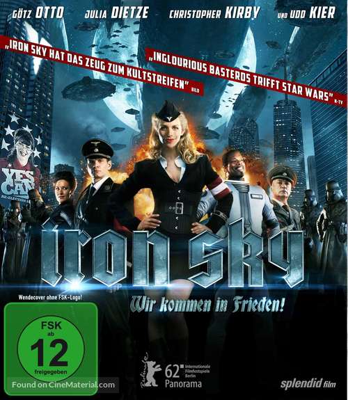 Iron Sky - German Blu-Ray movie cover