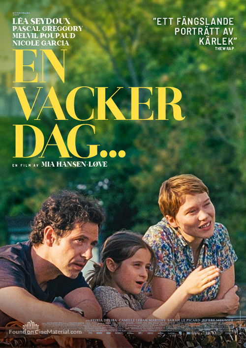 Un beau matin - Swedish Movie Poster