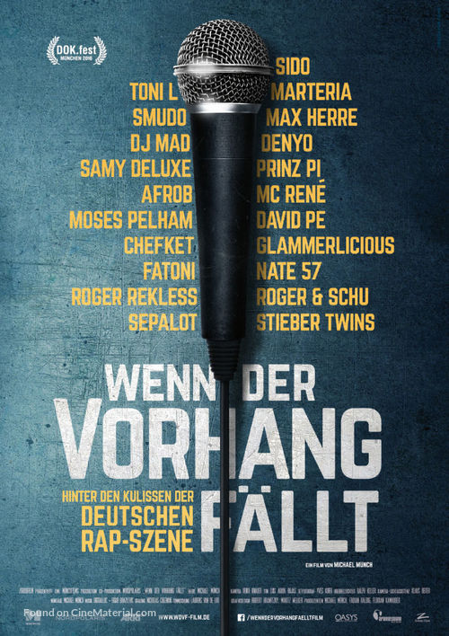 Wenn der Vorhang f&auml;llt - German Movie Poster