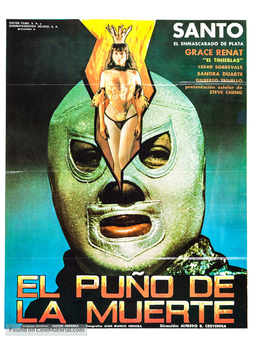 El pu&ntilde;o de la muerte - Mexican Movie Poster