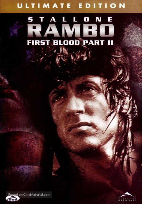 Rambo: First Blood Part II - Canadian DVD movie cover