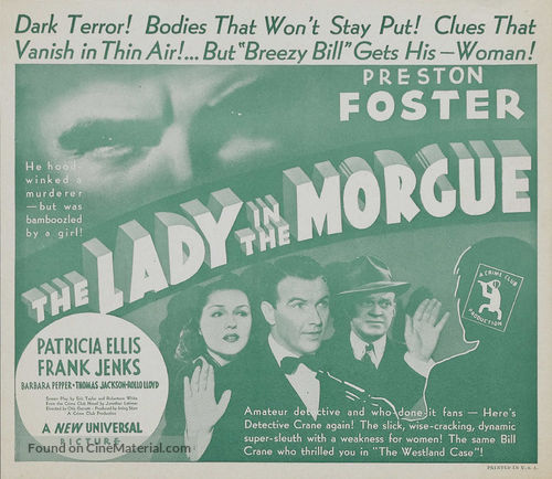 The Lady in the Morgue - Movie Poster