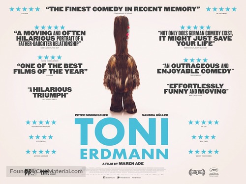 Toni Erdmann - British Movie Poster