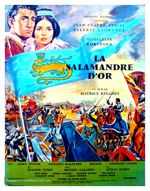 La salamandre d&#039;or - French Movie Poster