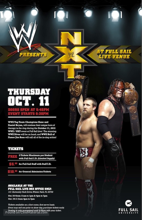 &quot;WWE NXT&quot; - Movie Poster