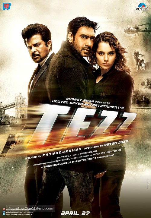 Tezz - Indian Movie Poster