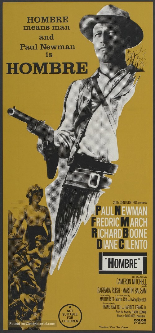 Hombre - Australian Movie Poster